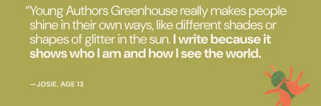 Miles of Imagination – A Young Authors Greenhouse Fun Run/Walk logo