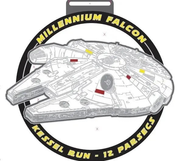 Millennium Falcon Marathon & Half Marathon logo