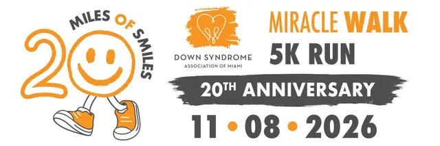 Miracle Walk & 5K Run for the Down Syndrome Association of Miami logo