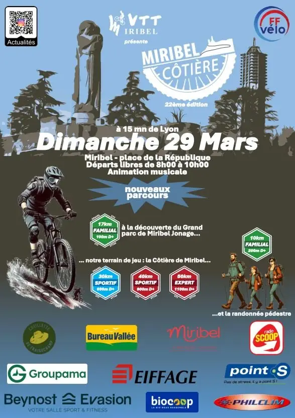 MIRIBEL COTIERE VTT logo