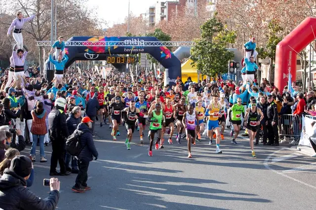 Mitja Marató Internacional de Terrassa - Barcelona logo