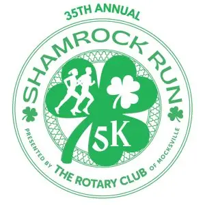 Mocksville Shamrock Run logo