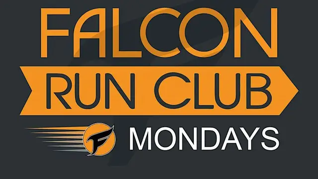 Monday Falcon Run Club Meet-Up logo