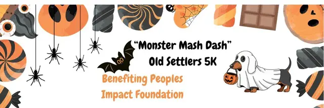 "Monster Mash Dash" Old Settlers 5K logo