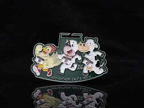 Moo-rathon, Calf and Hen K logo