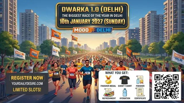 Mood of Delhi Dwarka 10K Run logo