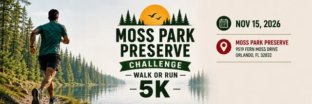 Moss Park Preserve Challenge Walk or Run 5K logo