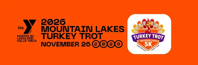 Mountain Lakes Turkey Trot Hosted by Lakeland Hills Family YMCA logo