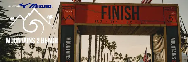 Mountains 2 Beach Marathon and Half logo