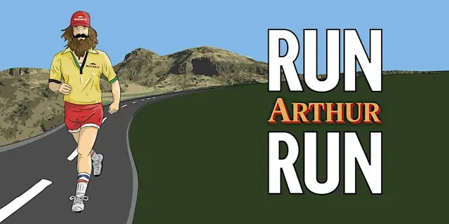 Movember 4 Mile x Run Arthur Run logo