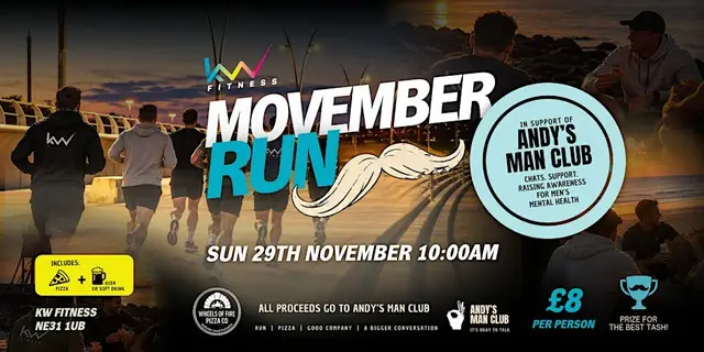 Movember Run | Men's Only Social Event logo