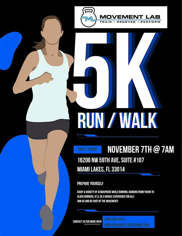 Movement Lab's Annual 5K Run/Walk logo
