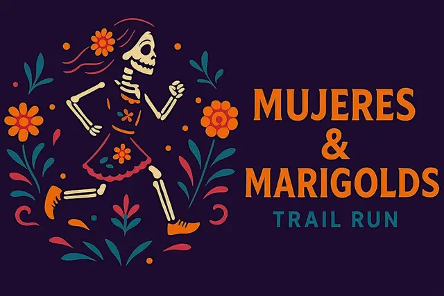 Mujeres and Marigolds Womens Only Trail Race logo