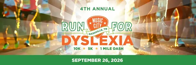 Music City Run for Dyslexia logo