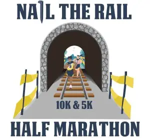Nail the Rail Half Marathon, 10K & 5K logo