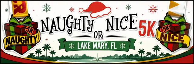 Naughty or Nice 5K - Lake Mary logo