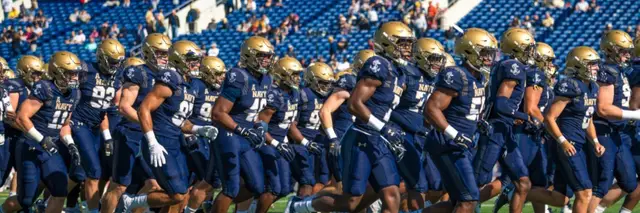Navy Football-Bay Paddle Tailgate logo