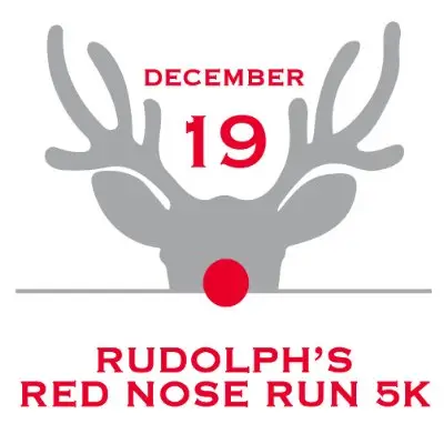 NeedLink Nashville's Rudolph's Red Nose Run 5K logo