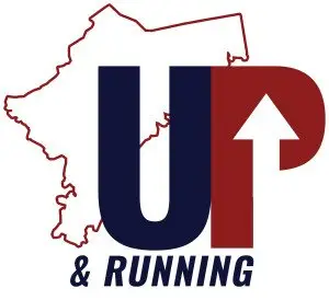 Nelson County Up and Running 5K logo