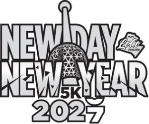 New Day * New Year 5k & HNY Fun Run (In person & Virtual) logo