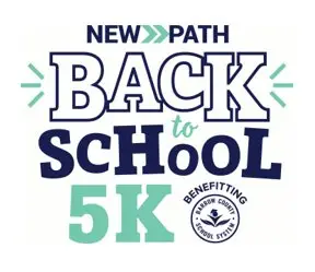 New Path Back to School 5K and Virtual 5K logo