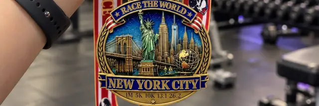 New York City Virtual Race 2026 – Run or Walk Anytime | 1M, 5K, 10K, 13.1 & 26.2 logo