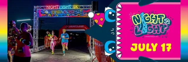 Night Light 5k | Springfield, MO logo