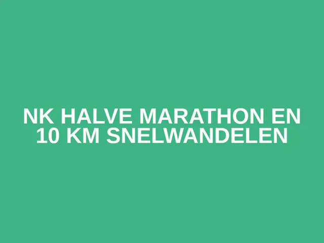 NK Halve Marathon en 10 km snelwandelen logo