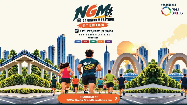 Noida Grand Marathon- 11th Edition logo