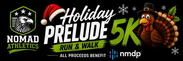 NOMAD Holiday Prelude 5K logo