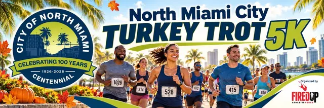 North Miami 5K Turkey Trot logo