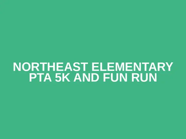 Northeast Elementary PTA 5K and Fun Run logo