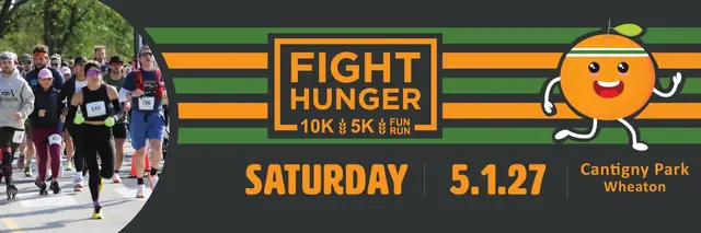 Northern Illinois Food Bank's Fight Hunger 5K I 10K I 1-Mile logo