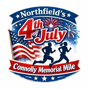 Northfield's 4th of July Connolly Memorial Mile logo
