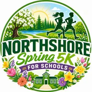 Northshore Spring 5k for Schools logo