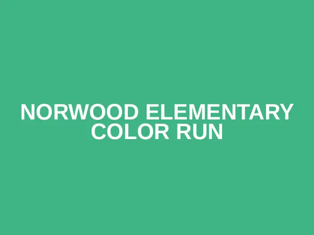 Norwood Elementary Color Run logo