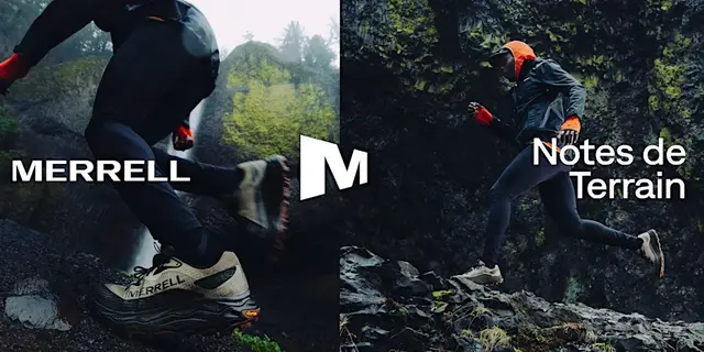 NOTES DE TERRAIN Course en Sentier présentée par Merrell logo