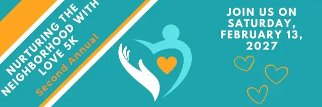 Nurturing the Neighborhood with Love 5k logo