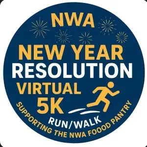 NWA New Year Resolution Virtual 5K Run/Walk logo