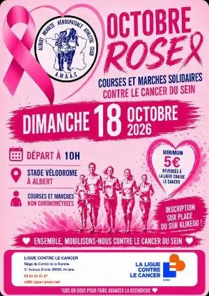 Octobre Rose à Albert logo