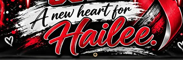 One community. One goal. A new heart for Hailee. logo