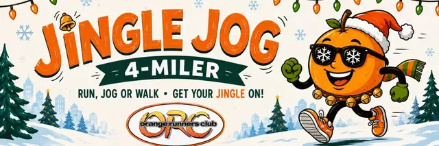 Orange Runners Club Jingle Jog a Holiday 4 Mile Run/Walk (6.4k) logo