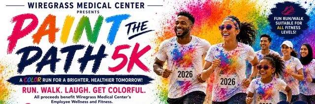 Paint The Path 5k Wiregrass Medical Center logo