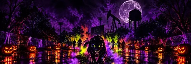 Panther Prowl Haunted Color Run logo