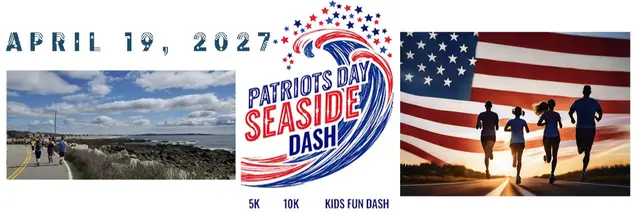 Patriots Day Seaside Dash 5K / 10K / Kid's Dash logo