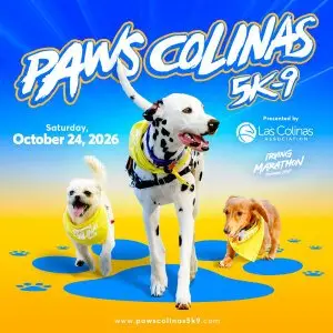 Paws Colinas 5K-9 Presented by Las Colinas Association logo