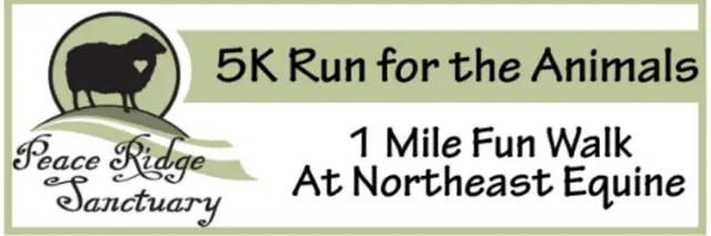 Peace Ridge Sanctuary’s 5k Run for the Animals & 1 Mile Walk logo