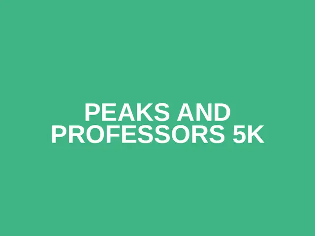 Peaks and Professors 5k logo