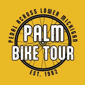 Pedal Across Lower Michigan (PALM) logo