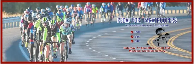 Pedal for Paratroopers logo